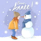 Bonhomme de neige joyeux pour 2026